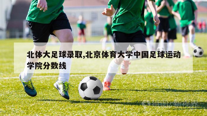 北体大足球录取,北京体育大学中国足球运动学院分数线